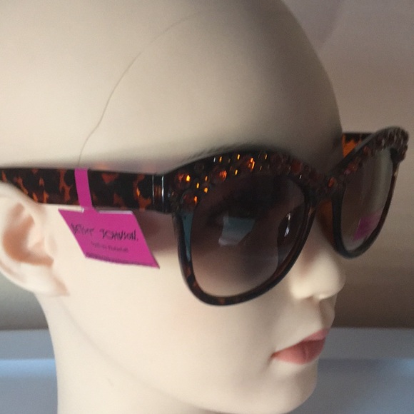 Betsey Johnson Jeweled Sunglasses - Picture 1 of 6